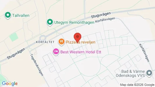 Bostadsrätter till salu i Östersund - kort over placeringen