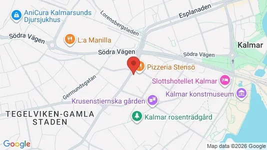Lägenheter till salu i Kalmar - kort over placeringen