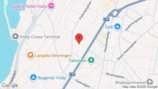 Lägenheter till salu i Gotland - kort over placeringen