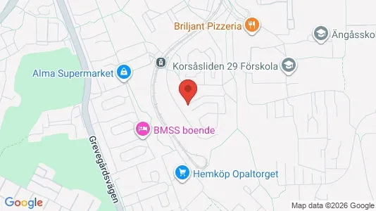 Lägenheter till salu i Askim-Frölunda-Högsbo - kort over placeringen