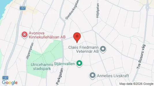 Lägenheter att hyra i Ulricehamn - kort over placeringen