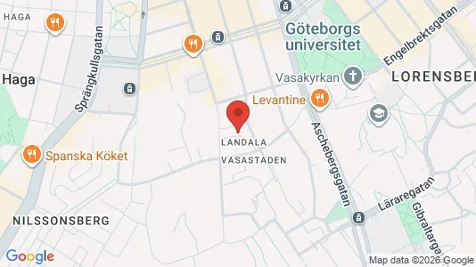 Lägenheter till salu i Göteborg Centrum - kort over placeringen