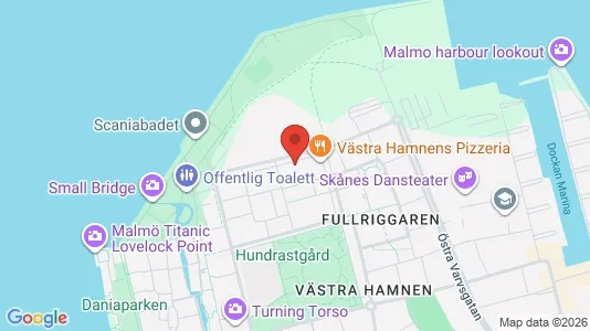 Lägenheter till salu i Malmö Centrum - kort over placeringen