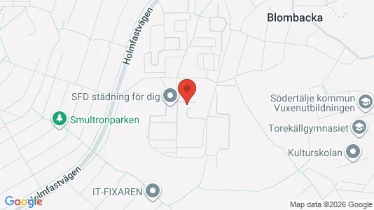 Lägenheter att hyra i Södertälje - kort over placeringen