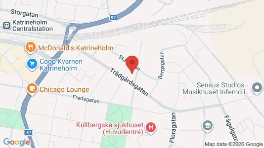 Lägenheter att hyra i Katrineholm - kort over placeringen