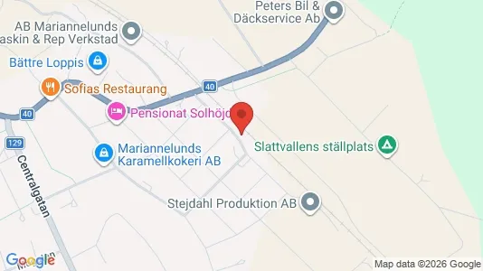 Lägenheter att hyra i Eksjö - kort over placeringen