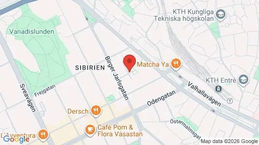 Lägenheter att hyra i Östermalm - kort over placeringen