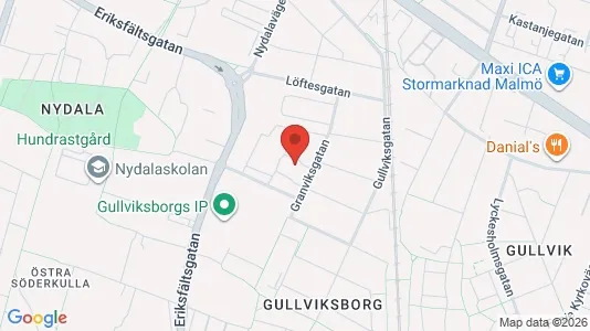 Bostadsrätter till salu i Sofielund - kort over placeringen