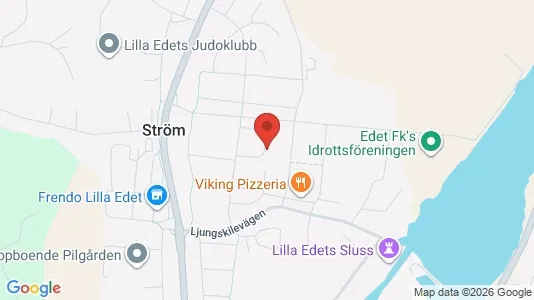 Bostadsrätter till salu i Lilla Edet - kort over placeringen