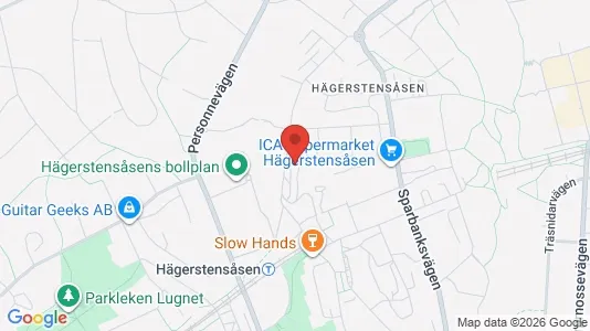 Bostadsrätter till salu i Söderort - kort over placeringen