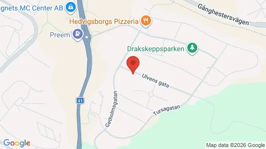 Bostadsrätter till salu i Borås - kort over placeringen