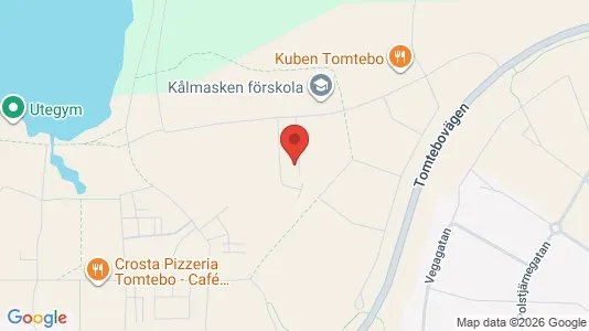 Bostadsrätter till salu i Umeå - kort over placeringen