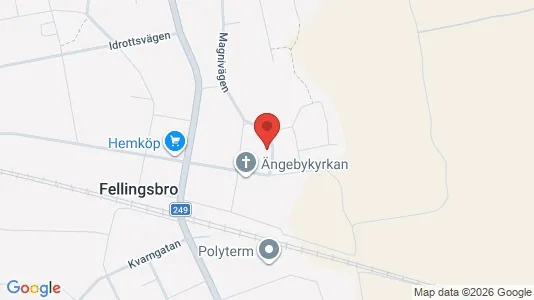 Lägenheter att hyra i Lindesberg - kort over placeringen