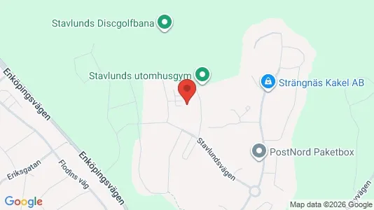 Lägenheter att hyra i Strängnäs - kort over placeringen