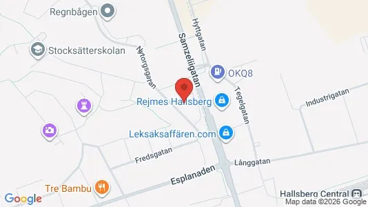 Lägenheter att hyra i Hallsberg - kort over placeringen