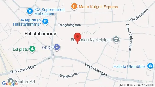 Lägenheter att hyra i Hallstahammar - kort over placeringen