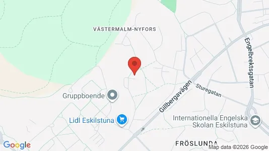 Lägenheter att hyra i Eskilstuna - kort over placeringen
