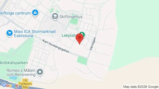 Lägenheter att hyra i Eskilstuna - kort over placeringen