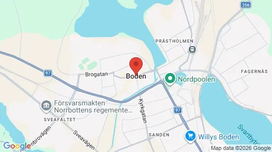 Fritidshus till salu i Boden - Bild från Google Street View