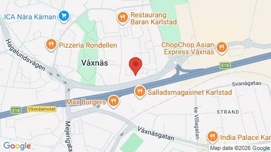 Lägenheter till salu i Karlstad - kort over placeringen