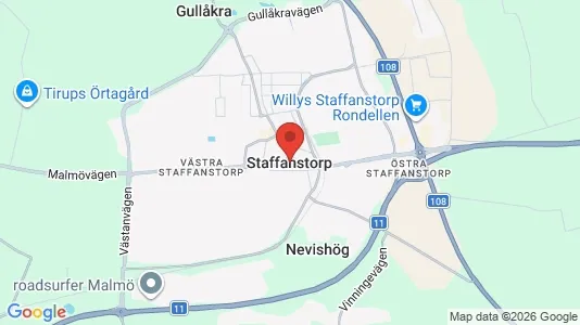 Hus till salu i Staffanstorp - Bild från Google Street View