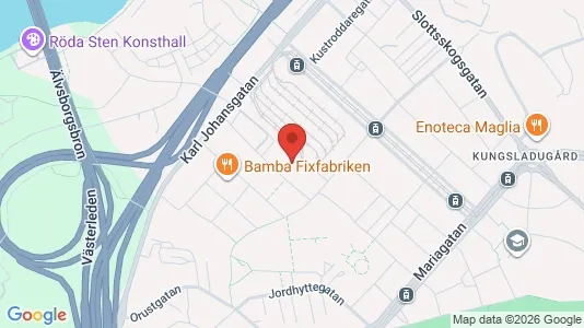 Lägenheter till salu i Majorna-Linné - kort over placeringen