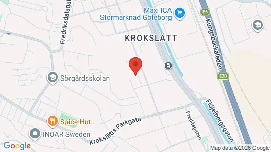 Lägenheter till salu i Örgryte-Härlanda - kort over placeringen