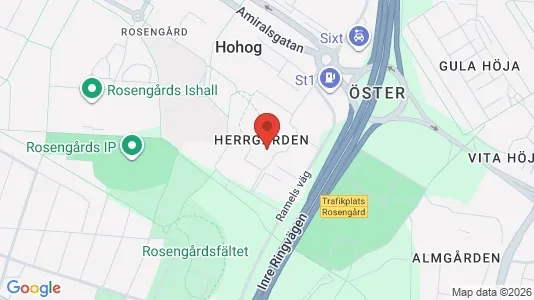 Lägenheter att hyra i Rosengård - kort over placeringen