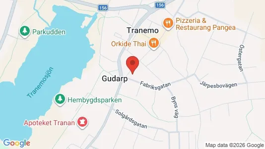 Lägenheter att hyra i Tranemo - kort over placeringen