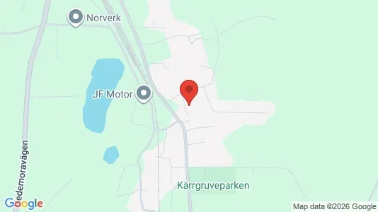 Lägenheter att hyra i Norberg - kort over placeringen