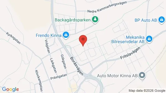 Bostadsrätter till salu i Mark - kort over placeringen