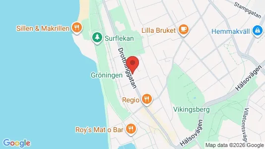 Bostadsrätter till salu i Helsingborg - kort over placeringen