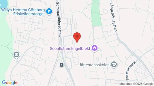 Bostadsrätter till salu i Västra hisingen - kort over placeringen