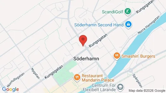 Bostadsrätter till salu i Söderhamn - kort over placeringen