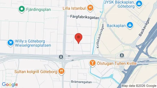Bostadsrätter till salu i Lundby - kort over placeringen