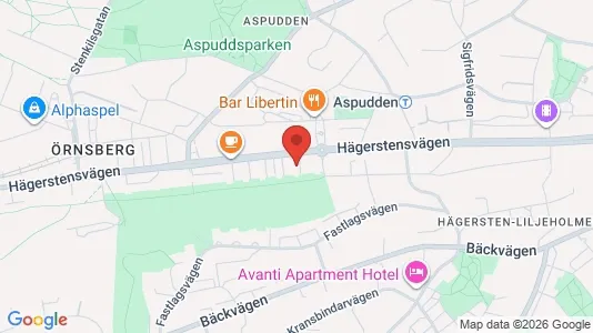 Bostadsrätter till salu i Söderort - kort over placeringen