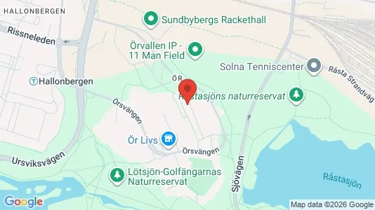Bostadsrätter till salu i Sundbyberg - kort over placeringen