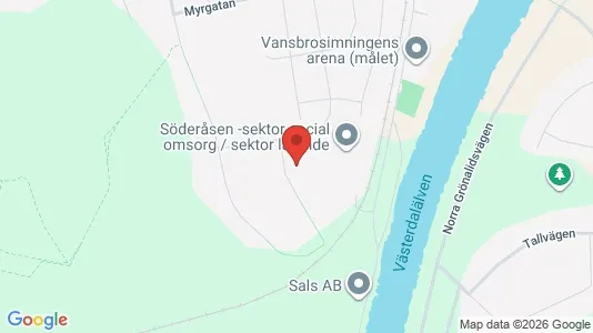 Lägenheter att hyra i Vansbro - kort over placeringen