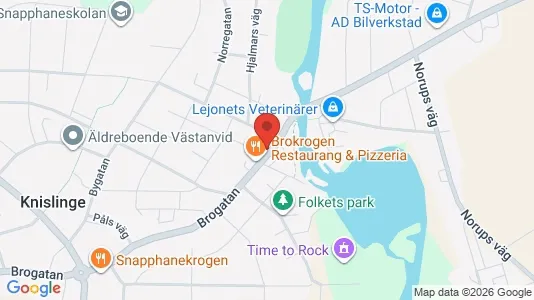 Lägenheter att hyra i Östra Göinge - kort over placeringen