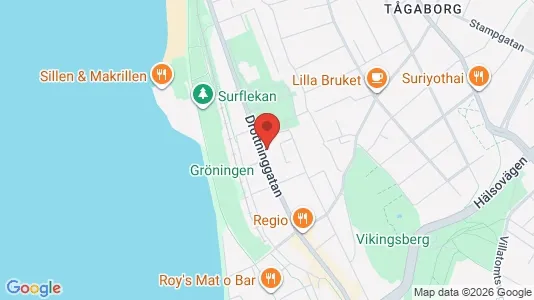 Lägenheter att hyra i Helsingborg - kort over placeringen