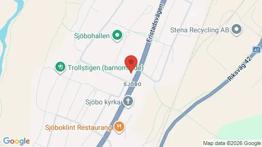 Lägenheter att hyra i Borås - kort over placeringen