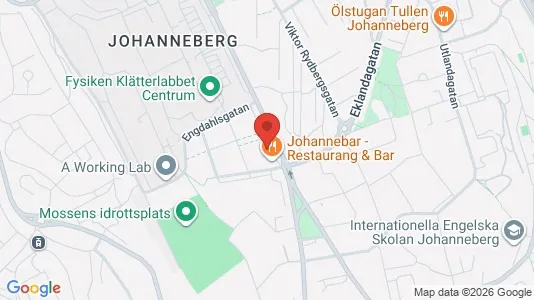 Lägenheter till salu i Johanneberg - kort over placeringen