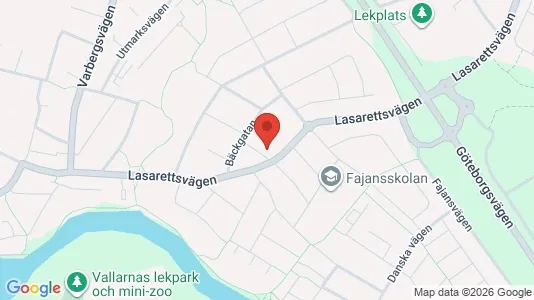 Lägenheter till salu i Falkenberg - kort over placeringen
