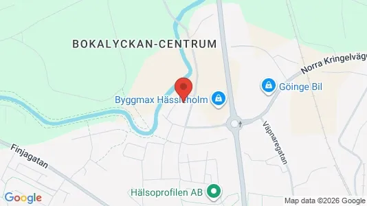 Lägenheter till salu i Hässleholm - kort over placeringen