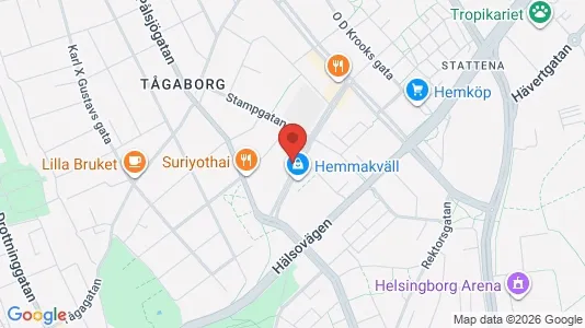 Lägenheter att hyra i Borås - kort over placeringen
