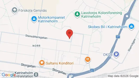 Lägenheter att hyra i Katrineholm - kort over placeringen