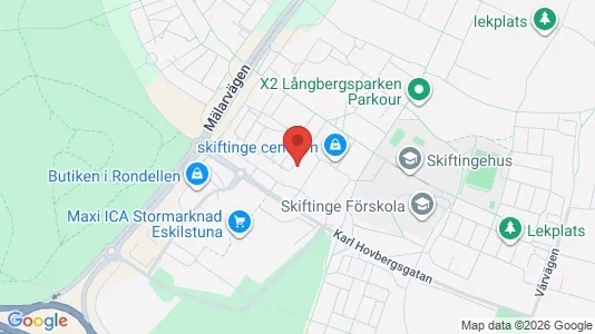 Lägenheter att hyra i Eskilstuna - kort over placeringen
