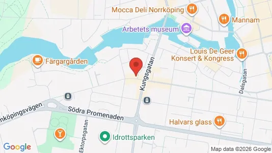 Lägenheter att hyra i Norrköping - kort over placeringen