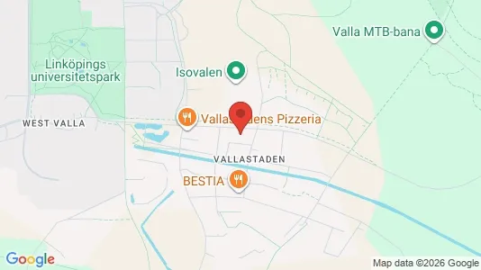 Bostadsrätter till salu i Linköping - kort over placeringen
