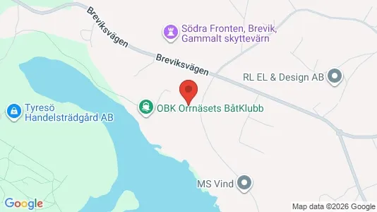 Bostadsrätter till salu i Tyresö - kort over placeringen